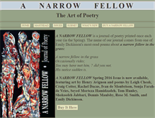 Tablet Screenshot of anarrowfellow.com